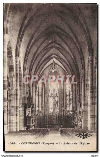 CPA Cornimont Vosges Interieur de l'Eglise