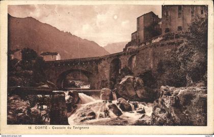 CPA Corte Cascade Du Tavignano
