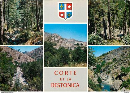 CPM Corse Ile d'Amour Corte et la Restonica