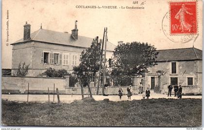 89 COULANGES LA VINEUSE - la gendarmerie