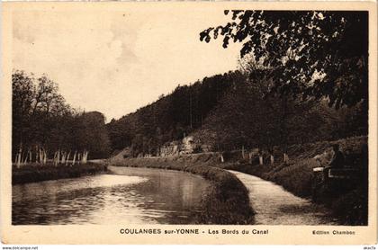 CPA Coulanges-sur-Yonne Les Bords du Canal FRANCE (1451806)