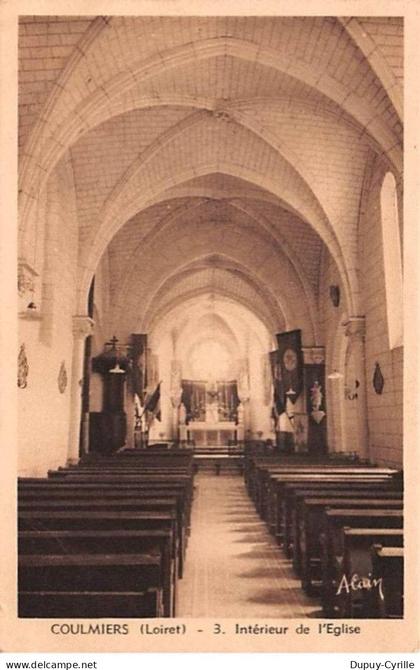 COULMIERS - Intérieur de l'Eglise - très bon état
