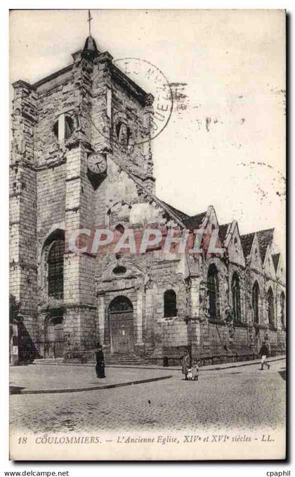 CPA Coulommiers L ancienne eglise