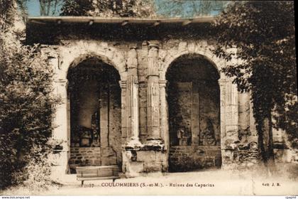 CPA Coulommiers Ruines des Capucins