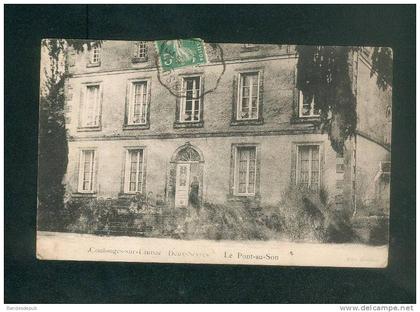 Coulonges sur l' Autize (79) - Le Pont au Son ( animée château Ed. Bredan )