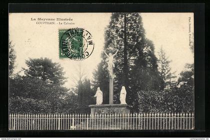 CPA Couptrain, Le Calvaire