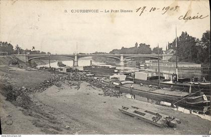 CPA Courbevoie Le Pont Bineau