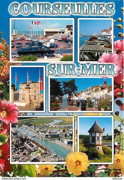 14 - Courseulles sur Mer - Multivues - Fleurs - CPM - Voir Scans Recto-Verso