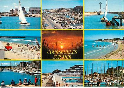 Carte Postale - 14 - Courseulles sur Mer - Multivues - Flamme Postale de Courseulles sur Mer - CPM - Voir Scans Recto-Ve