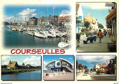 Carte Postale - 14 - Courseulles sur Mer - Multivues - Magasin Shopi - Flamme Postale de Courseulles sur Mer - CPM - Voi