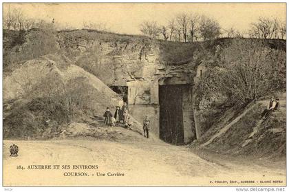 CPA (89)    COURSON LES CARRIERES une carriere
