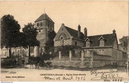 CPA COURTISOLS - Église St-MARTIN (364284)