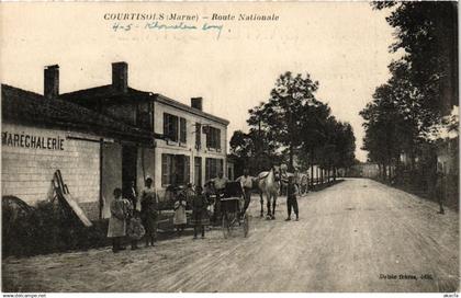 CPA COURTISOLS - Route Nationale (364865)