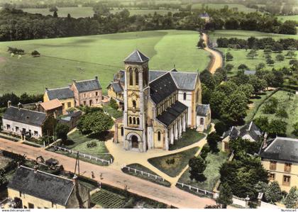 Courtomer belle vue aérienne Eglise