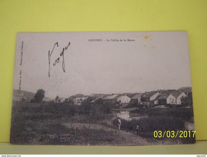 COUSSEY (VOSGES) MARCOPHILIE MILITAIRE.  LA VALLEE DE LA MEUSE.