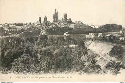 CPA Coutances Vue generale