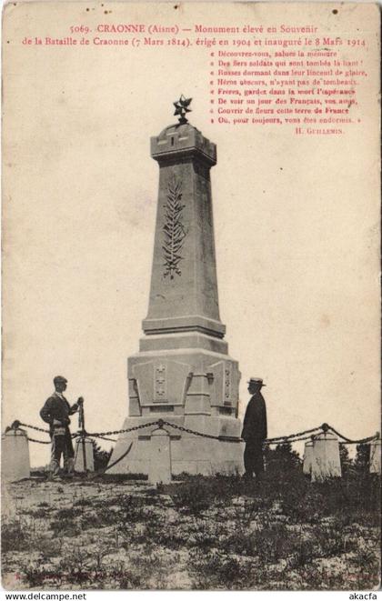 CPA CRAONNE MONUMENT ELEVE EN SOUVENIR (157539)