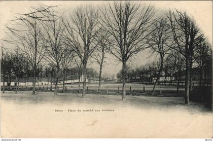 CPA CRÉCY-en-PONTHIEU Place du Marché aux bestiaux (19098)