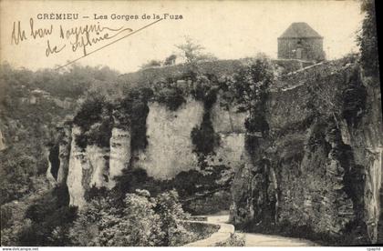 CPA Cremieu Les Gorges de la Fuza