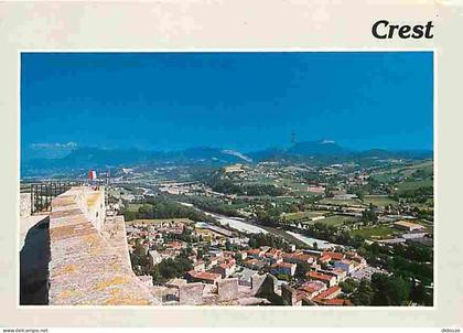 Carte Postale - 26 - Crest - Vue Générale - Flamme Postale de Crest - CPM - Voir Scans Recto-Verso - Poscard - Carta Pos
