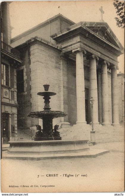 CPA Crest Eglise FRANCE (1092468)
