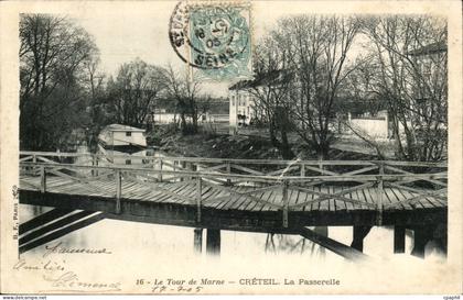 Le Tour de Marne CPA Creteil La passerelle