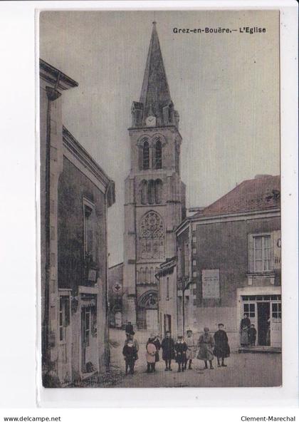 GREZ-en-BOUERE: l'église - état