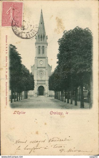 CPA Croissy L'Eglise