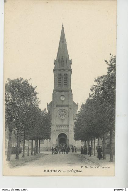 CROISSY SUR SEINE - L'Eglise (animation)