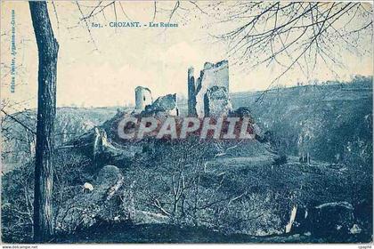 CPA Crozant les ruines