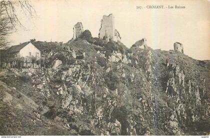 CPA Crozant les Ruines
