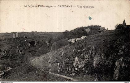 CPA Crozant Vue generale