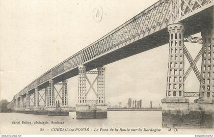CPA Cubzac-les-Ponts  33/85
