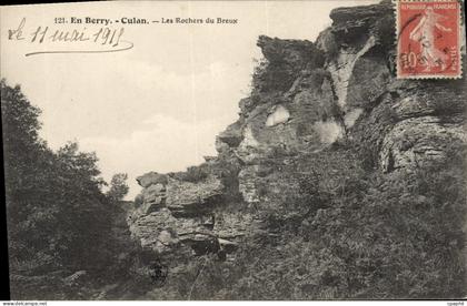 CPA CULAN rochers du Breux