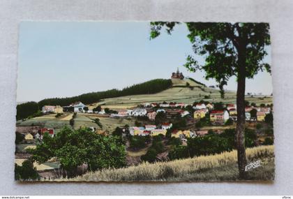 Cpsm, Dabo, vue sur Dabo et le rocher, Moselle 57