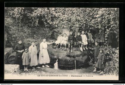 CPA Damazan, Fontaine