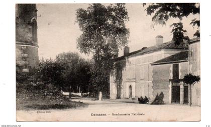 Damazan - Gendarmerie Nationale  - CPA°J