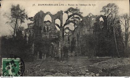 CPA Dammarie Les Lys Ruines de L'Abbaye Du Lys