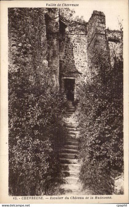 Dampierre - Escalier du Chateau - Vallee de Chevreuse CPA