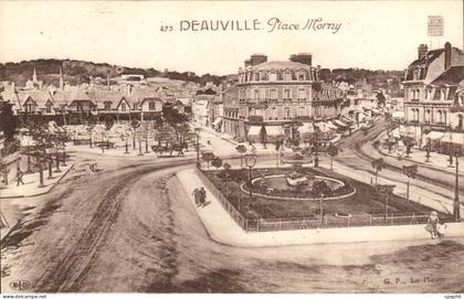 CPA Deauville Place Morny