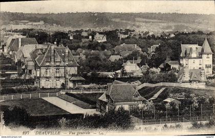 CPA Deauville Vue generale