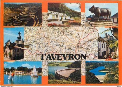 CPM A Travers l'Aveyron Decazeville Cransac Laguiole Villefranche de Rouergue Najac