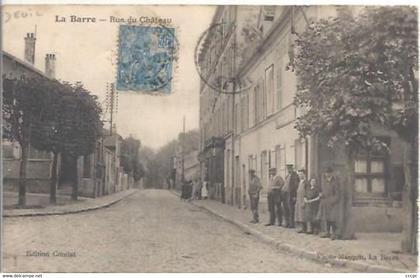 CPA Deuil La Barre Rue du Château
