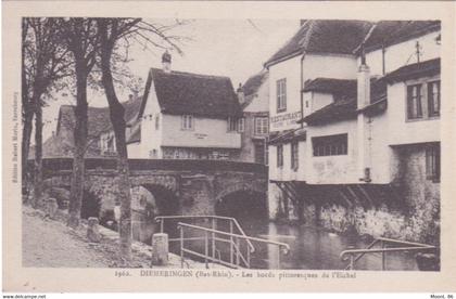 67 - DIEMERINGEN - BAS-RHIN - LES BORDS PITTORESQUES DE L'EICHEL - RESTAURANT