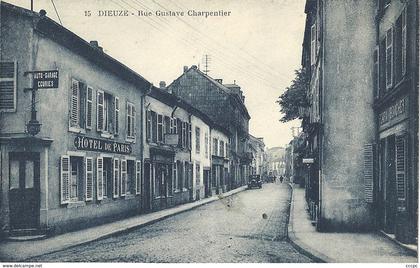 CPA Dieuze Rue Gustave Charpentier