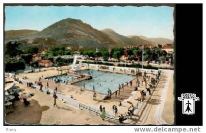 04 Digne-les-Bains - DIGNE-LES-BAINS (B-A) alt. 608 m.  La Piscine Municipale -  cpsm Rhea D04D  K04070K  C04070C