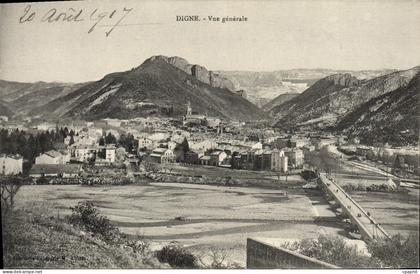 CPA Digne Vue Generale