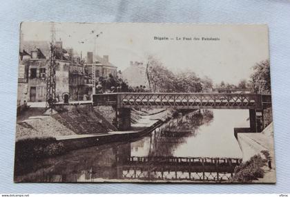Cpa 1924, Digoin, le pont des fainéants, Saône et Loire 71