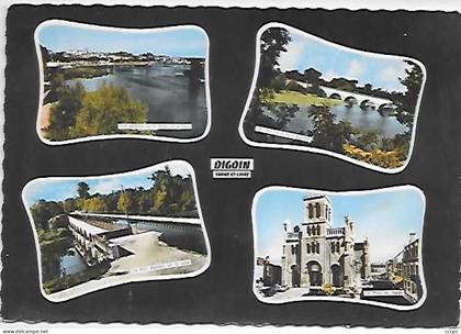 CPSM Digoin vues multiples