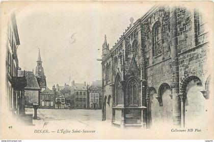 CPA Dinan L'Eglise Saint Sauveur